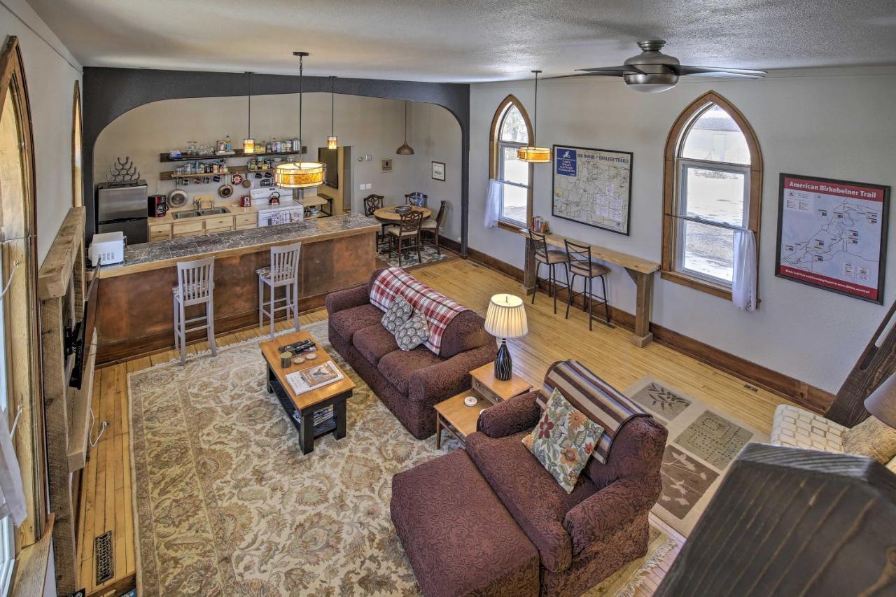 Renovated Historic Church Along Namekagon River! Seeley Exterior foto